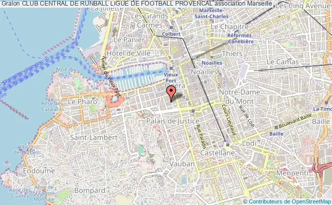 plan association Club Central De Runball Ligue De Football Provencal Marseille