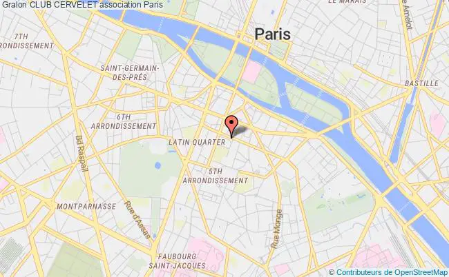 plan association Club Cervelet Paris 5e