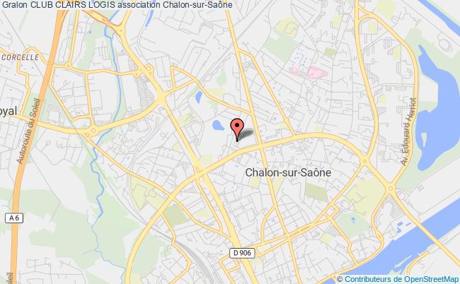 plan association Club Clairs Logis Chalon-sur-Saône