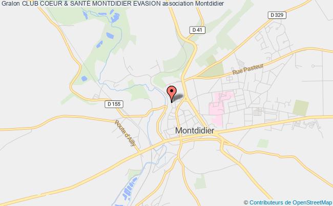 plan association Club Coeur & SantÉ Montdidier Evasion Montdidier