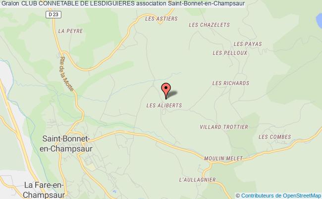 plan association Club Connetable De Lesdiguieres Saint-Bonnet-en-Champsaur