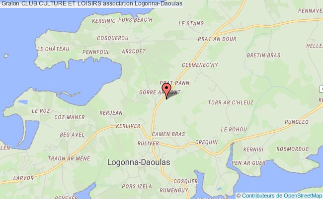 plan association Club Culture Et Loisirs Logonna-Daoulas