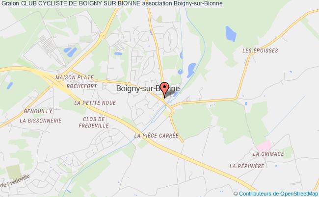plan association Club Cycliste De Boigny Sur Bionne Boigny-sur-Bionne