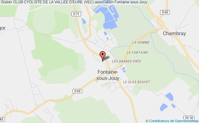 plan association Club Cycliste De La VallÉe D'eure (vec) Fontaine-sous-Jouy