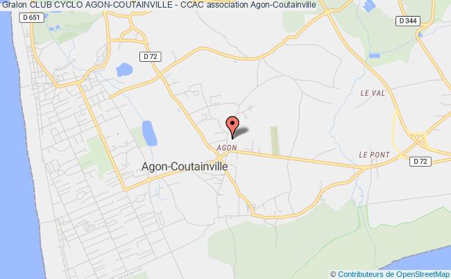 plan association Club Cyclo Agon-coutainville - Ccac Agon-Coutainville