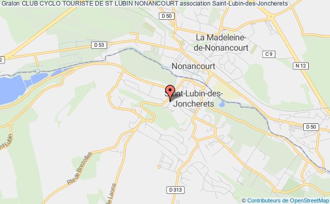 plan association Club Cyclo Touriste De St Lubin Nonancourt Saint-Lubin-des-Joncherets