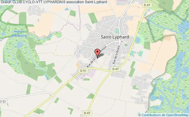 plan association Club Cyclo-vtt Lyphardais Saint-Lyphard