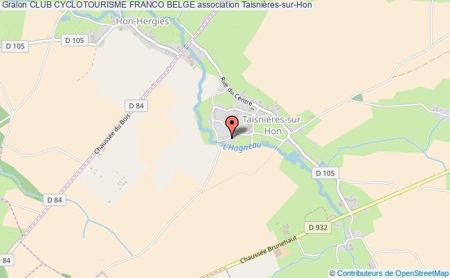 plan association Club Cyclotourisme Franco Belge Taisnières-sur-Hon