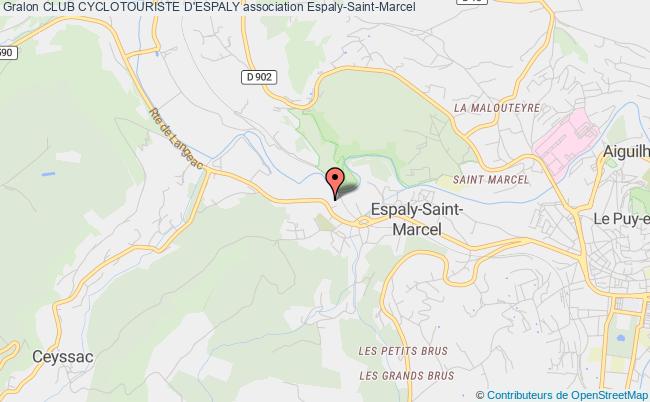 plan association Club Cyclotouriste D'espaly Espaly-Saint-Marcel