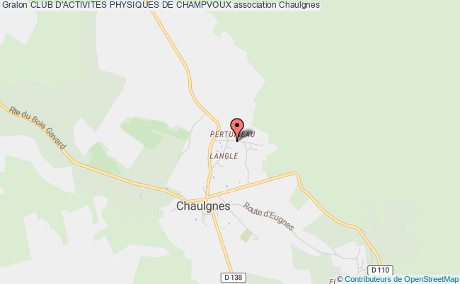 CLUB D'ACTIVITES PHYSIQUES DE CHAMPVOUX