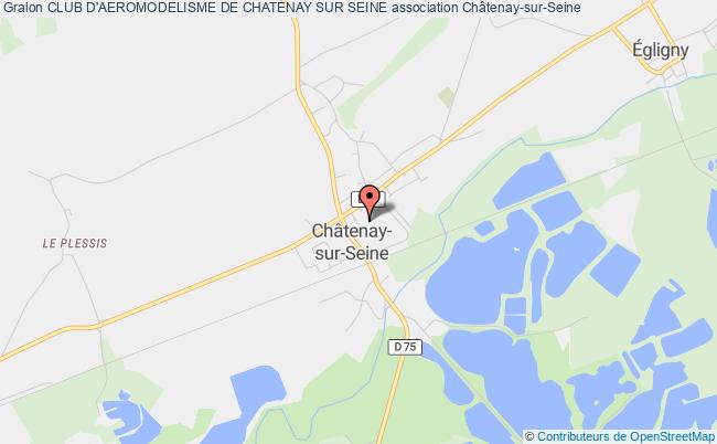 plan association Club D'aeromodelisme De Chatenay Sur Seine Châtenay-sur-Seine