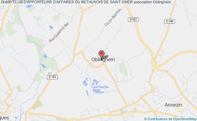 plan association Club D'apporteurs D'affaires Du Bethunois De Saint Omer Oblinghem