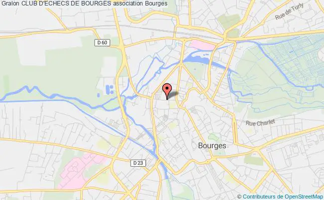 plan association Club D'echecs De Bourges Bourges