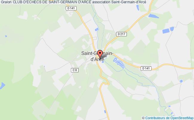 plan association Club D'Échecs De Saint-germain D'arcÉ Saint-Germain-d'Arcé