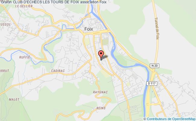plan association Club D'echecs Les Tours De Foix Foix