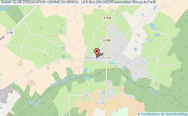 plan association Club D'education Canine Du Briou : Les Bulzachiens Bouzy-la-Forêt