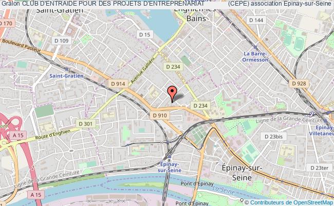 plan association Club D'entraide Pour Des Projets D'entreprenariat             (cepe) Épinay-sur-Seine