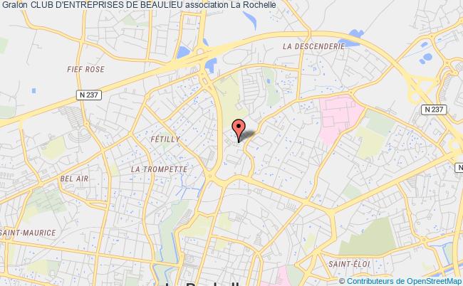 plan association Club D'entreprises De Beaulieu La    Rochelle