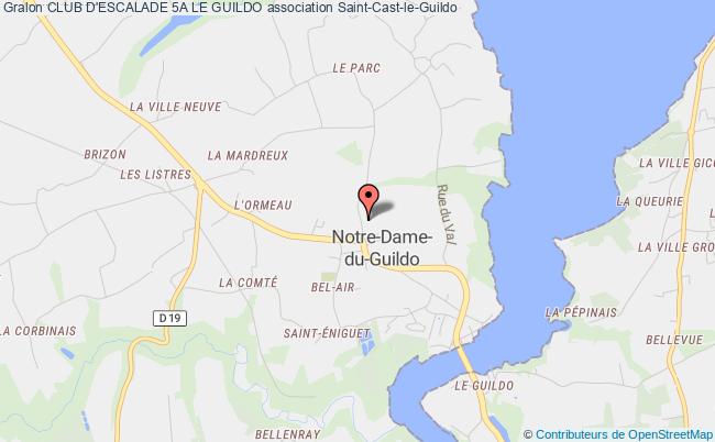 plan association Club D'escalade 5a Le Guildo 