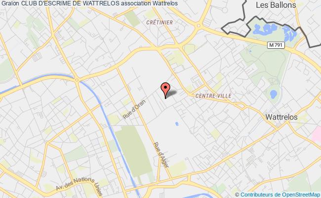 plan association Club D'escrime De Wattrelos 