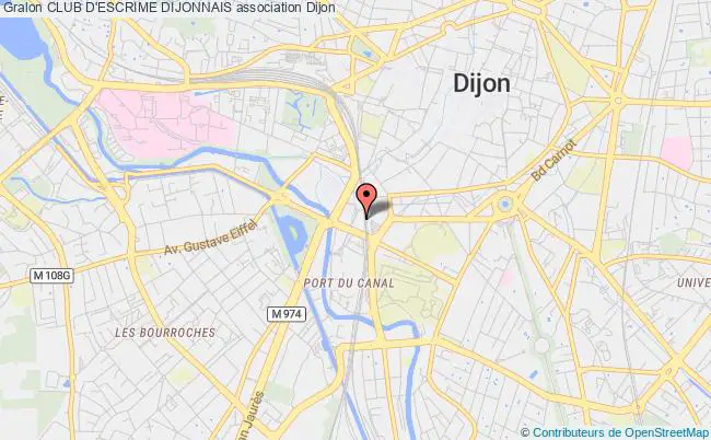 plan association Club D'escrime Dijonnais Dijon