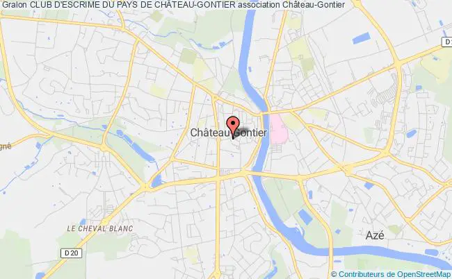 plan association Club D'escrime Du Pays De ChÂteau-gontier Château-Gontier-Mayenne
