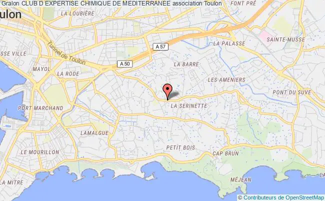 plan association Club D Expertise Chimique De Mediterranee Toulon