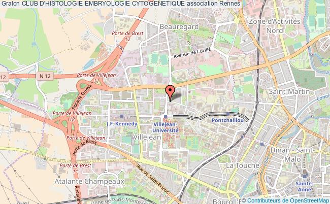 plan association Club D'histologie Embryologie Cytogenetique Rennes