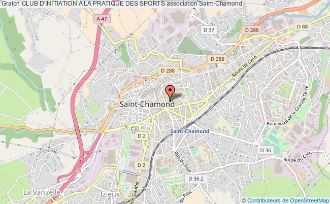 plan association Club D'initiation A La Pratique Des Sports Saint-Chamond