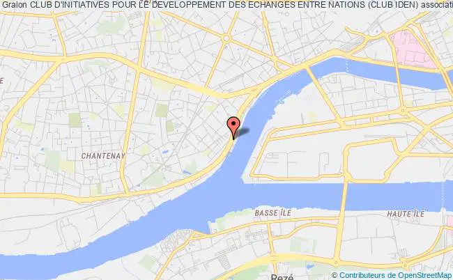 plan association Club D'initiatives Pour Le Developpement Des Echanges Entre Nations (club Iden) Nantes