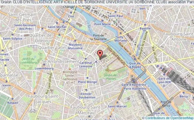 plan association Club D'intelligence Artificielle De Sorbonne Universite (ai Sorbonne Club) Paris