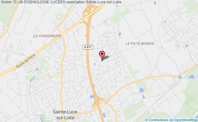 plan association Club D'oenologie LucÉen Sainte-Luce-sur-Loire