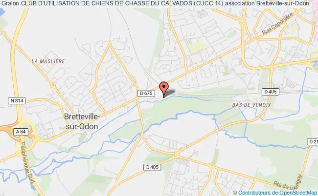plan association Club D'utilisation De Chiens De Chasse Du Calvados (cucc 14) Bretteville-sur-Odon