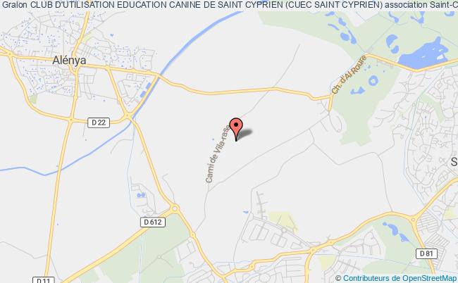 plan association Club D'utilisation Education Canine De Saint Cyprien (cuec Saint Cyprien) Saint-Cyprien