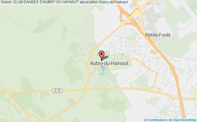 plan association Club Danses D'aubry Du Hainaut Aubry-du-Hainaut