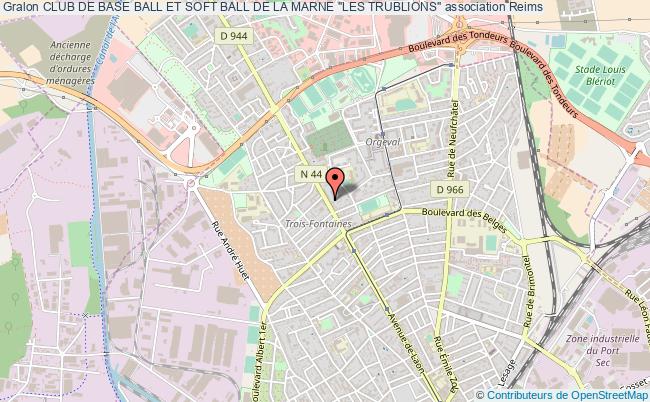 CLUB DE BASE BALL ET SOFT BALL DE LA MARNE "LES TRUBLIONS"