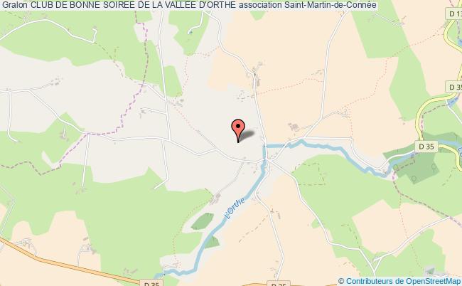 plan association Club De Bonne Soiree De La Vallee D'orthe Saint-Martin-de-Connée