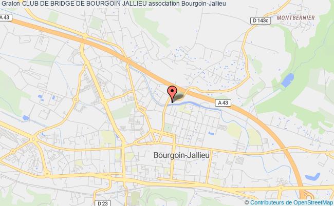 plan association Club De Bridge De Bourgoin Jallieu Bourgoin-Jallieu