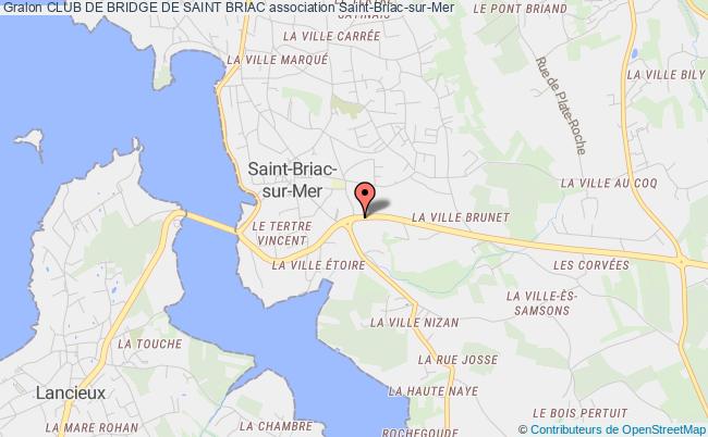 plan association Club De Bridge De Saint Briac Saint-Briac-sur-Mer