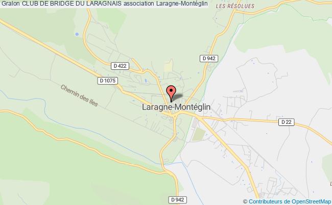 plan association Club De Bridge Du Laragnais Laragne-Montéglin