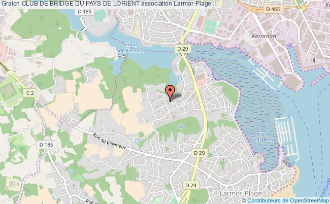 plan association Club De Bridge Du Pays De Lorient Larmor-Plage
