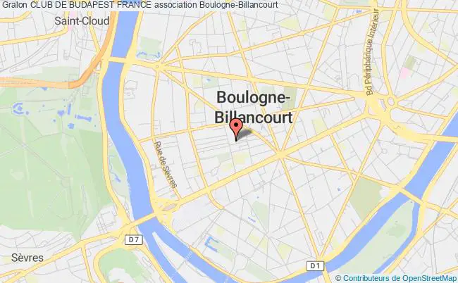 plan association Club De Budapest France Boulogne-Billancourt