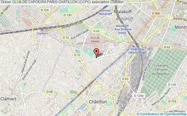 plan association Club De Capoeira Paris-chatillon (ccpc) Châtillon