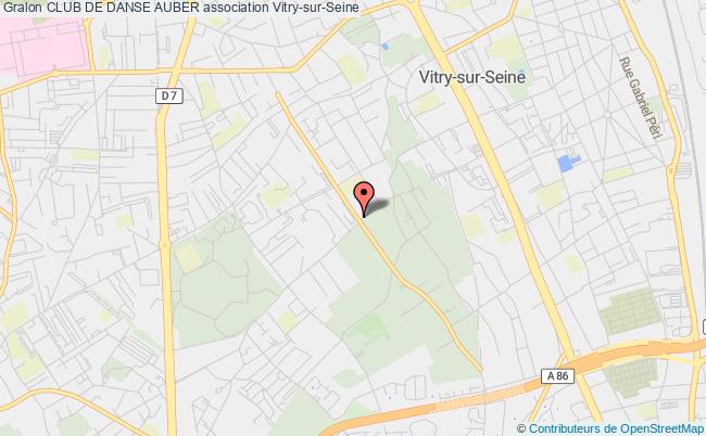 plan association Club De Danse Auber Vitry-sur-Seine