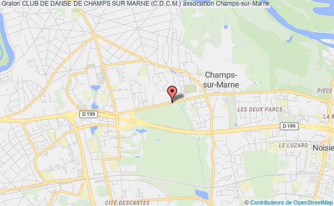 plan association Club De Danse De Champs Sur Marne (c.d.c.m.) Champs-sur-Marne Cedex 2