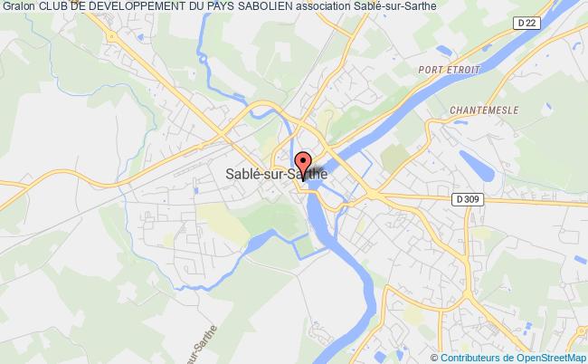 plan association Club De Developpement Du Pays Sabolien Sablé-sur-Sarthe