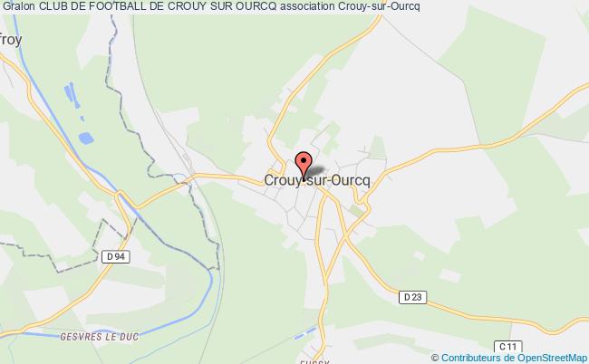 plan association Club De Football De Crouy Sur Ourcq Crouy-sur-Ourcq