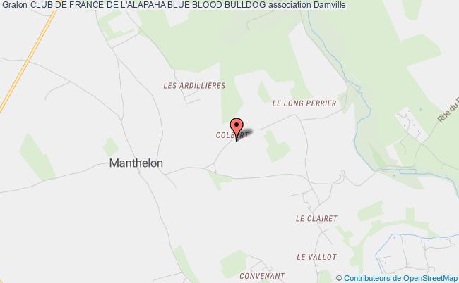 plan association Club De France De L'alapaha Blue Blood Bulldog Mesnils-sur-Iton