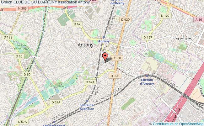 plan association Club De Go D'antony Antony