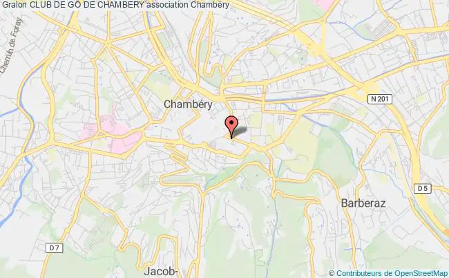 plan association Club De Go De Chambery Chambéry